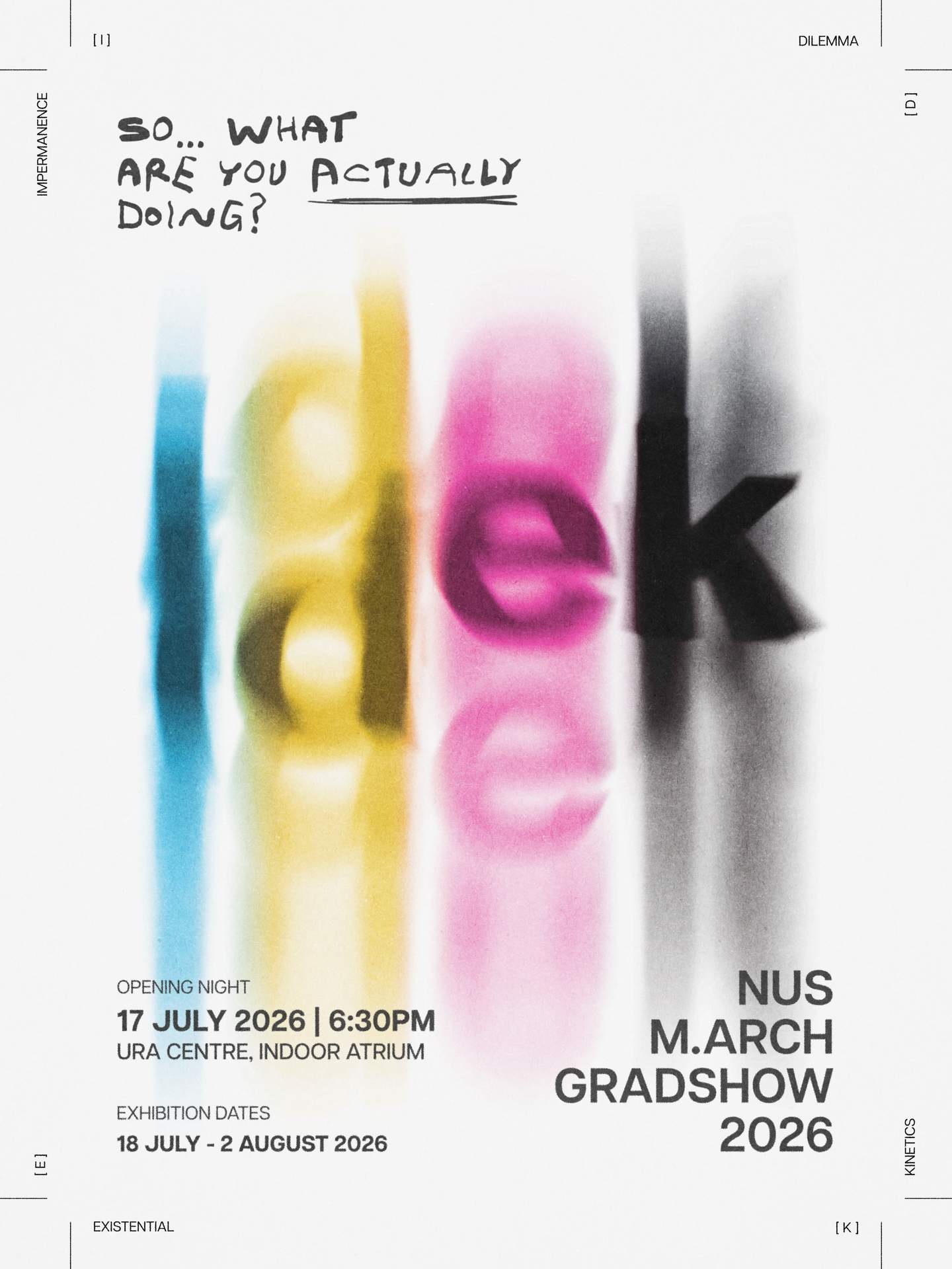 M.ARCH NUS Gradshow 2026